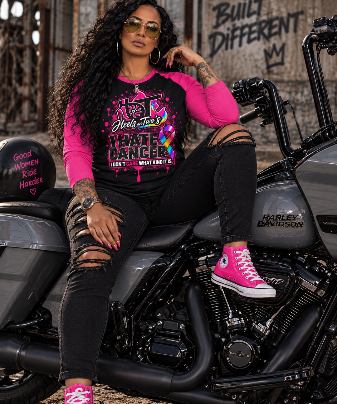 I Hate Cancer — Heels on Twos Long Sleeve