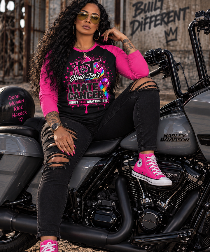 I Hate Cancer — Heels on Twos Long Sleeve