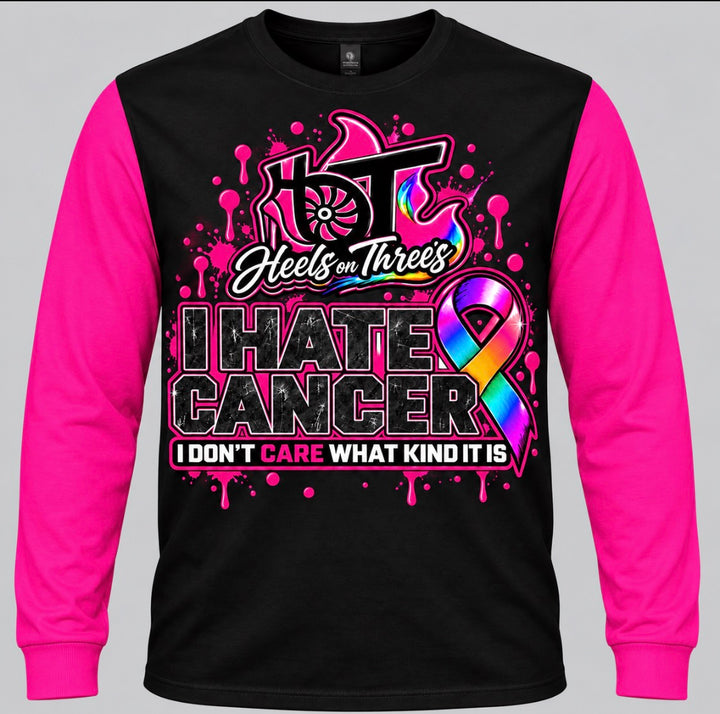 I Hate Cancer — Heels on Three’s long sleeve