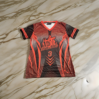 HO3 red and black reflective jersey